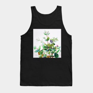 Green leaves Tank Top